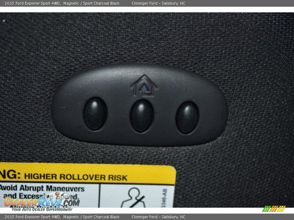 2015 Ford Explorer Sport 4WD Magnetic / Sport Charcoal Black Photo #27