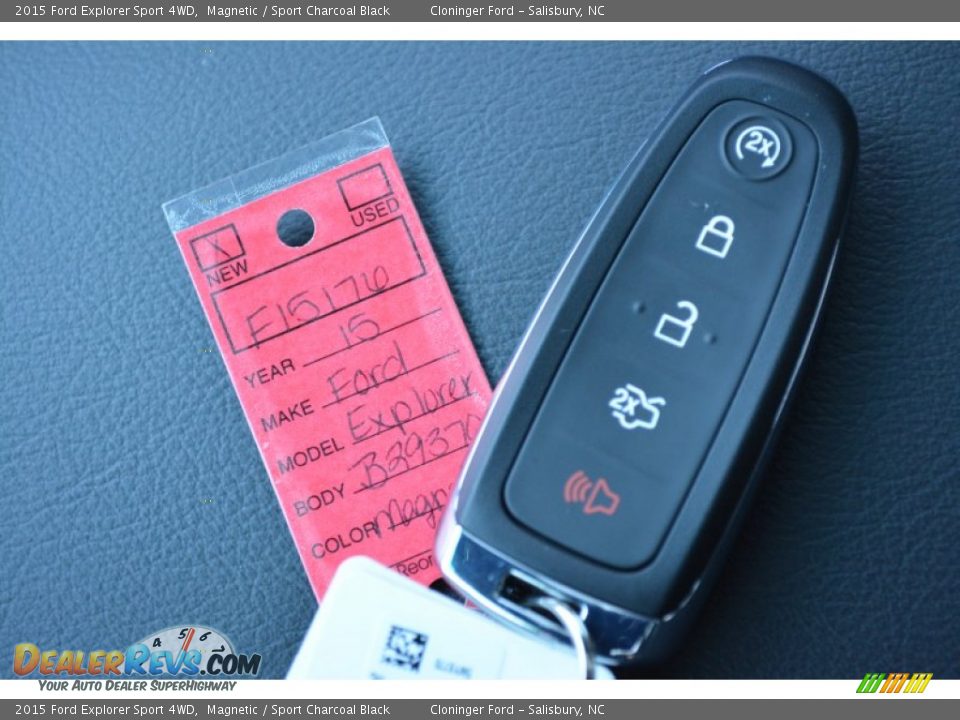 2015 Ford Explorer Sport 4WD Magnetic / Sport Charcoal Black Photo #29