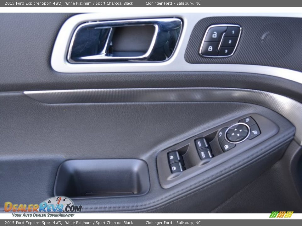 2015 Ford Explorer Sport 4WD White Platinum / Sport Charcoal Black Photo #5