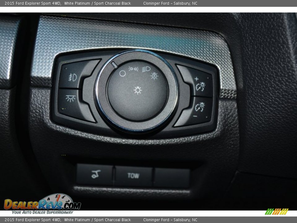 2015 Ford Explorer Sport 4WD White Platinum / Sport Charcoal Black Photo #23