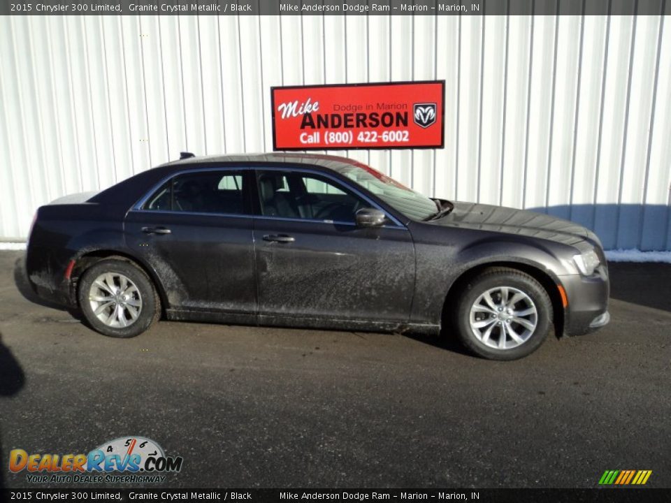 2015 Chrysler 300 Limited Granite Crystal Metallic / Black Photo #2