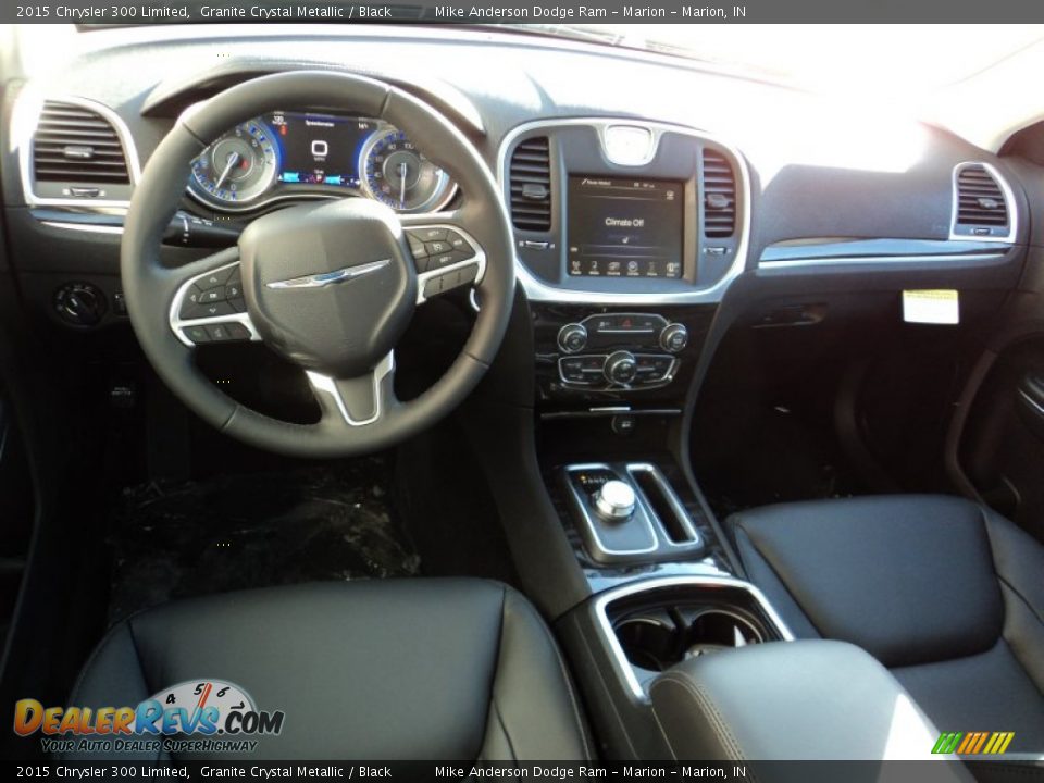 2015 Chrysler 300 Limited Granite Crystal Metallic / Black Photo #4