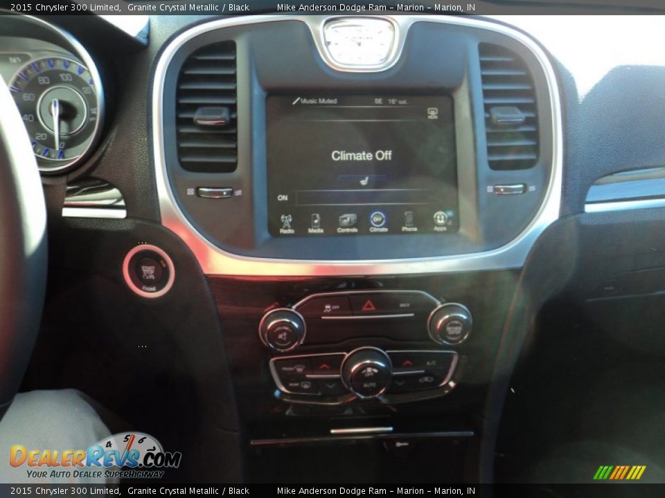 2015 Chrysler 300 Limited Granite Crystal Metallic / Black Photo #6