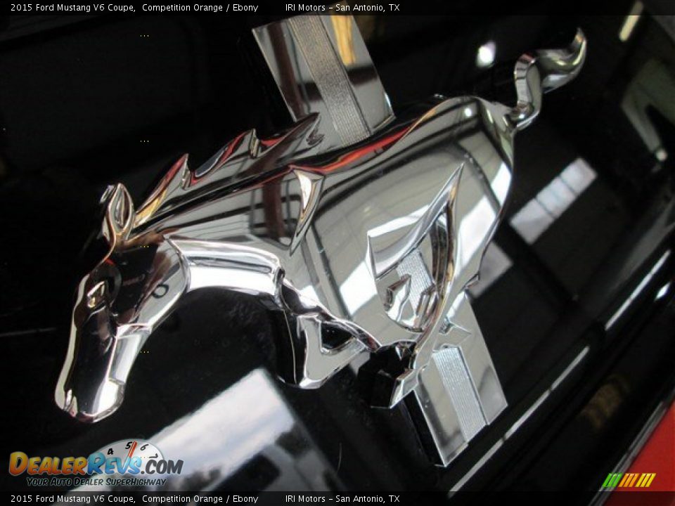 2015 Ford Mustang V6 Coupe Competition Orange / Ebony Photo #6