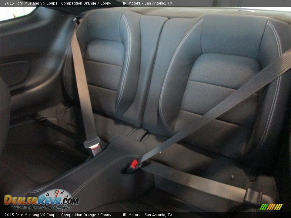 2015 Ford Mustang V6 Coupe Competition Orange / Ebony Photo #9