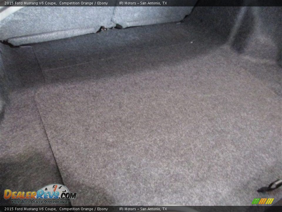 2015 Ford Mustang V6 Coupe Competition Orange / Ebony Photo #11