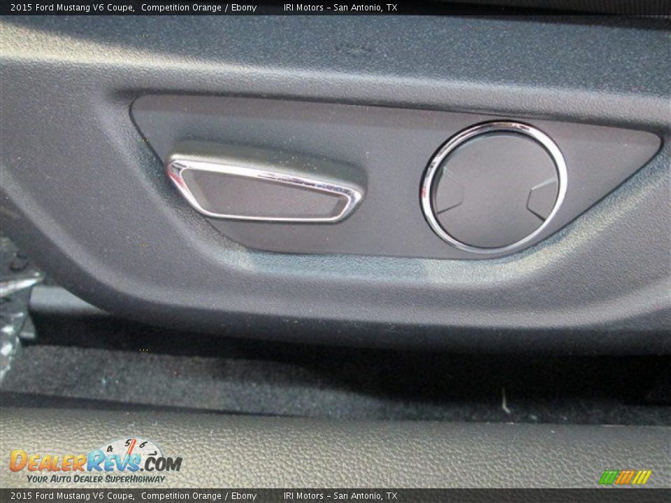 2015 Ford Mustang V6 Coupe Competition Orange / Ebony Photo #14