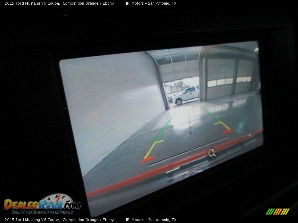 2015 Ford Mustang V6 Coupe Competition Orange / Ebony Photo #15