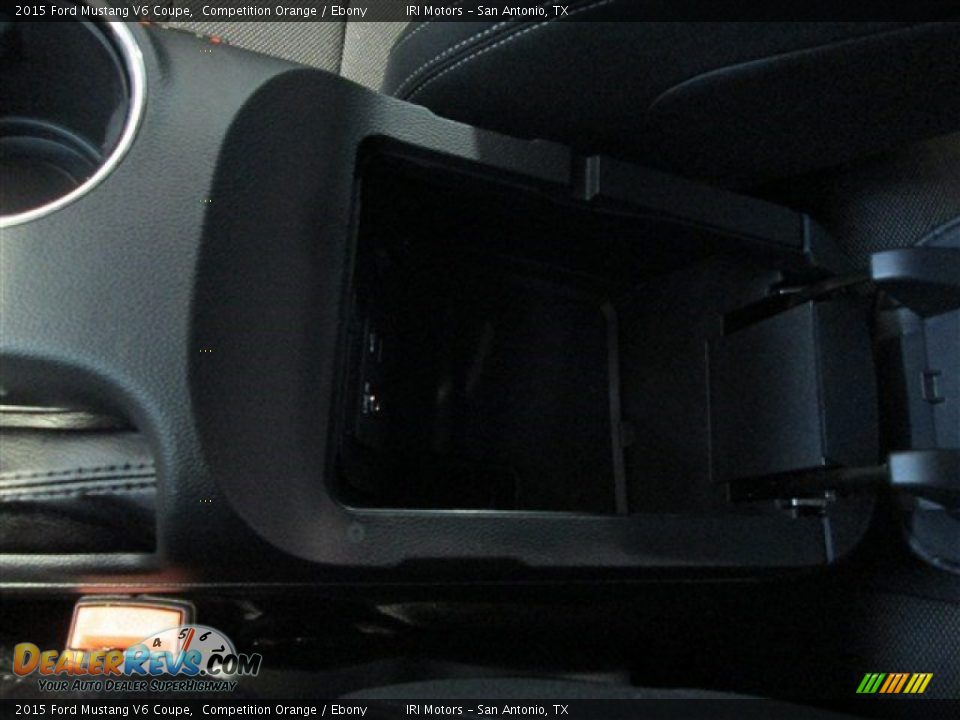 2015 Ford Mustang V6 Coupe Competition Orange / Ebony Photo #19