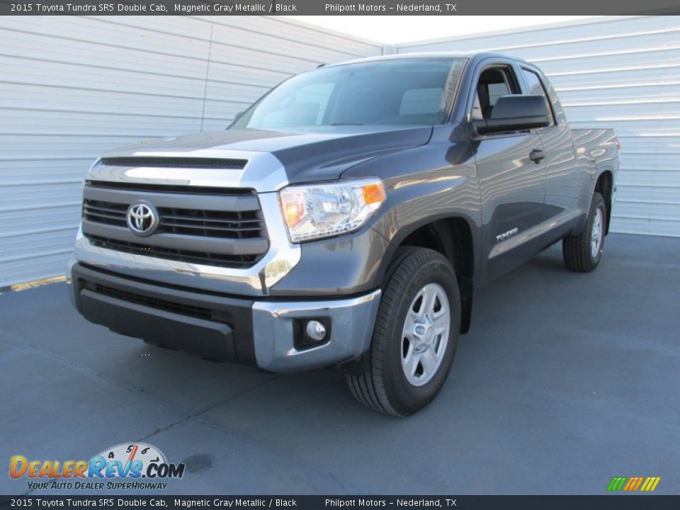 2015 Toyota Tundra SR5 Double Cab Magnetic Gray Metallic / Black Photo #7