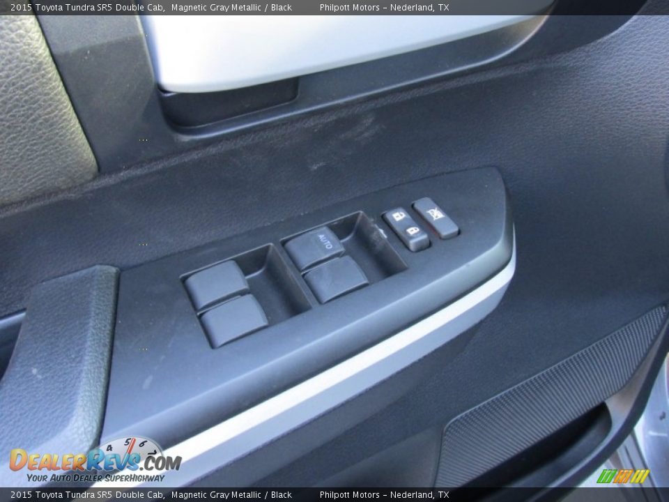 2015 Toyota Tundra SR5 Double Cab Magnetic Gray Metallic / Black Photo #20