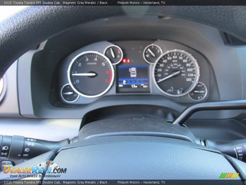 2015 Toyota Tundra SR5 Double Cab Magnetic Gray Metallic / Black Photo #28