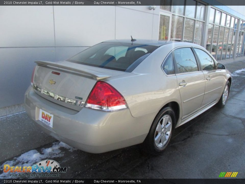 2010 Chevrolet Impala LT Gold Mist Metallic / Ebony Photo #4