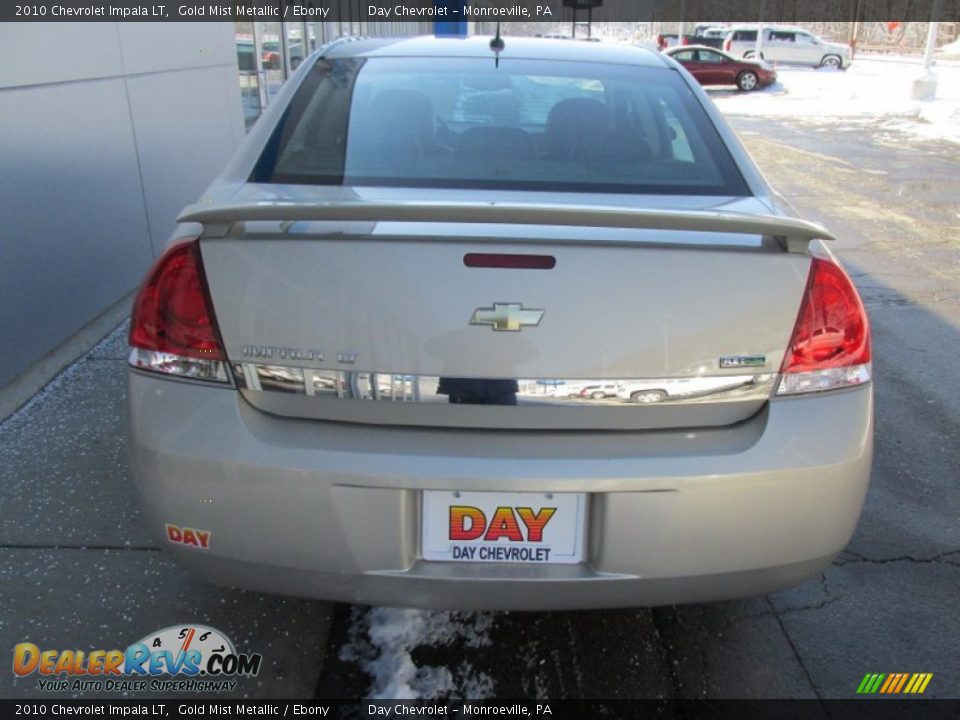 2010 Chevrolet Impala LT Gold Mist Metallic / Ebony Photo #5