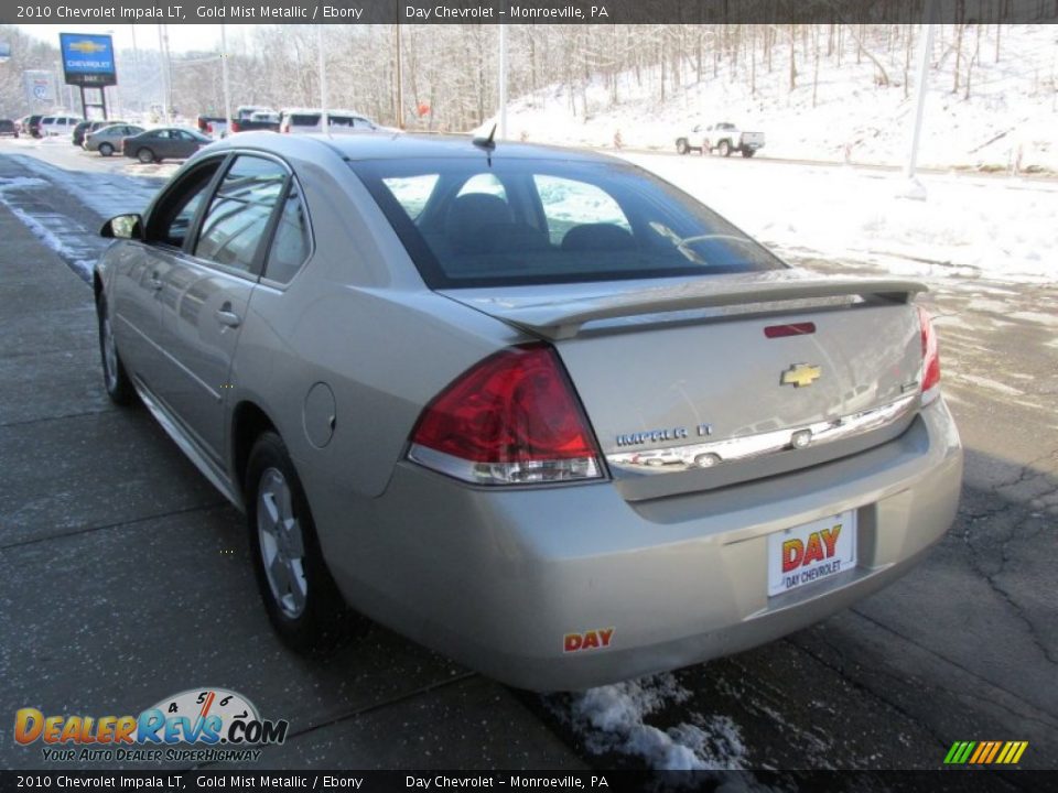 2010 Chevrolet Impala LT Gold Mist Metallic / Ebony Photo #8