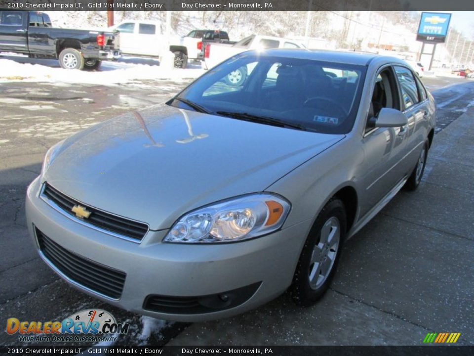 2010 Chevrolet Impala LT Gold Mist Metallic / Ebony Photo #10