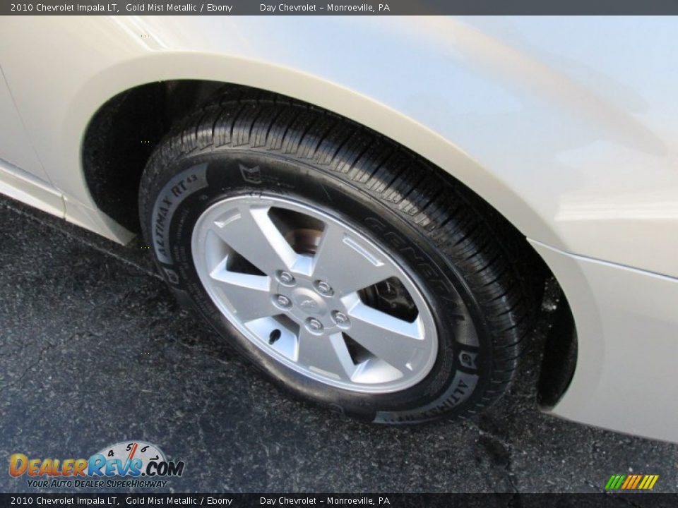 2010 Chevrolet Impala LT Gold Mist Metallic / Ebony Photo #14