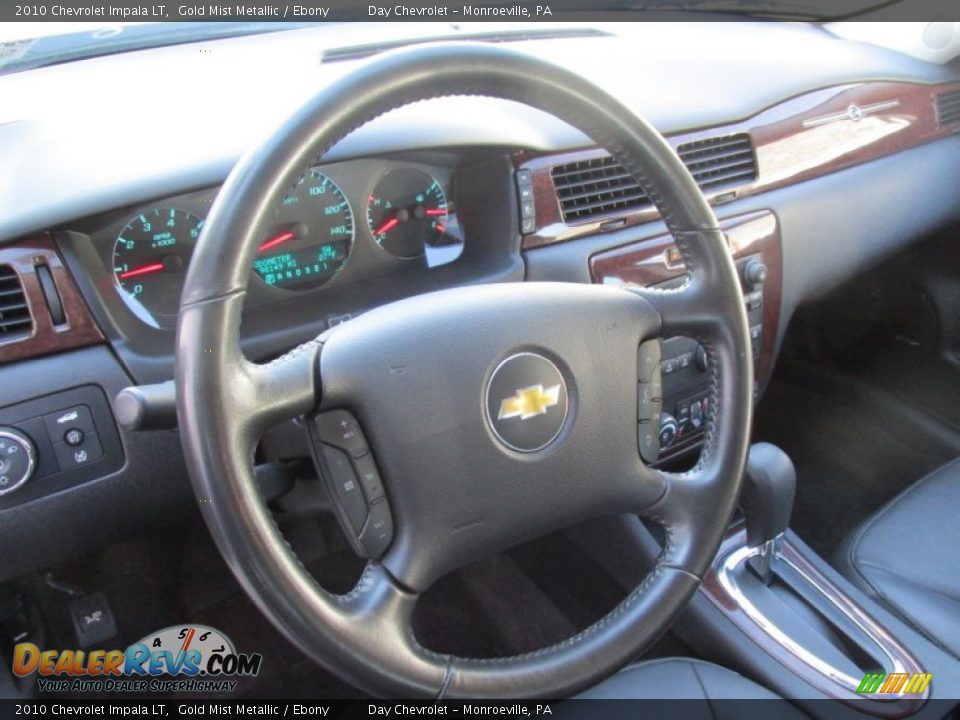 2010 Chevrolet Impala LT Gold Mist Metallic / Ebony Photo #24
