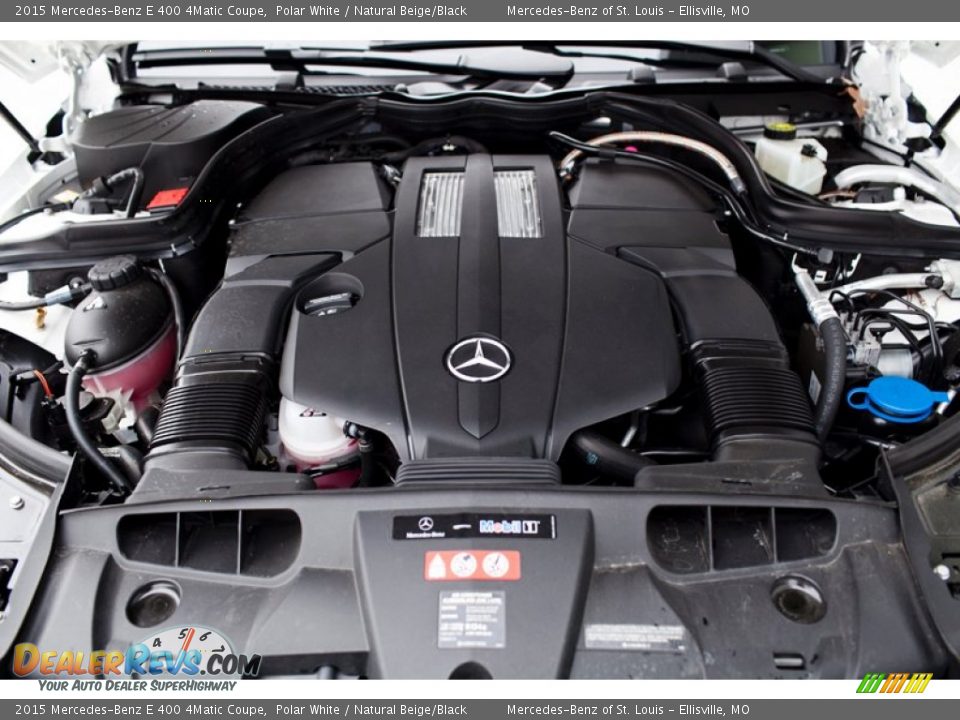 2015 Mercedes-Benz E 400 4Matic Coupe 3.0 Liter DI biturbo DOHC 24-Valve VVT V6 Engine Photo #8