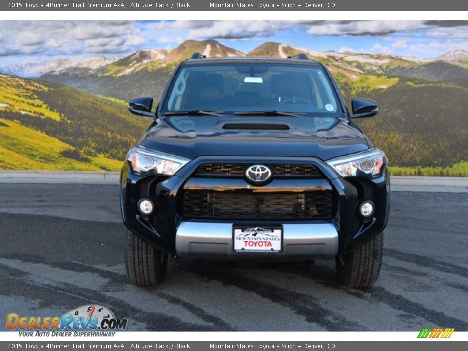 2015 Toyota 4Runner Trail Premium 4x4 Attitude Black / Black Photo #2