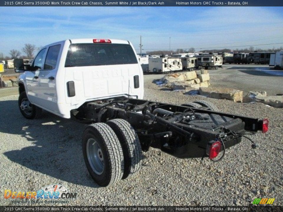 2015 GMC Sierra 3500HD Work Truck Crew Cab Chassis Summit White / Jet Black/Dark Ash Photo #18