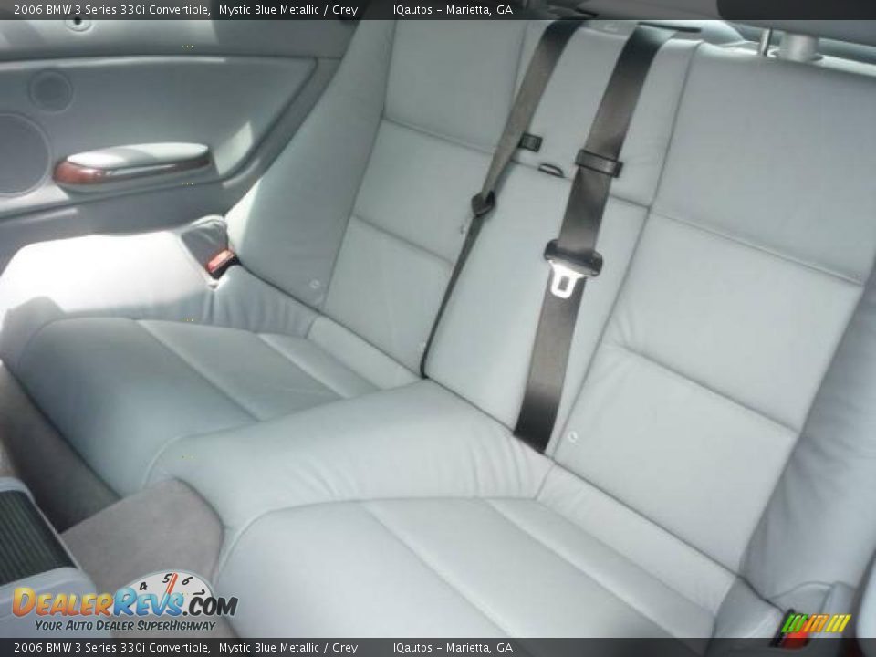 2006 BMW 3 Series 330i Convertible Mystic Blue Metallic / Grey Photo #9