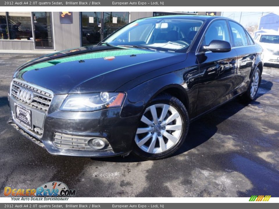 2012 Audi A4 2.0T quattro Sedan Brilliant Black / Black Photo #2