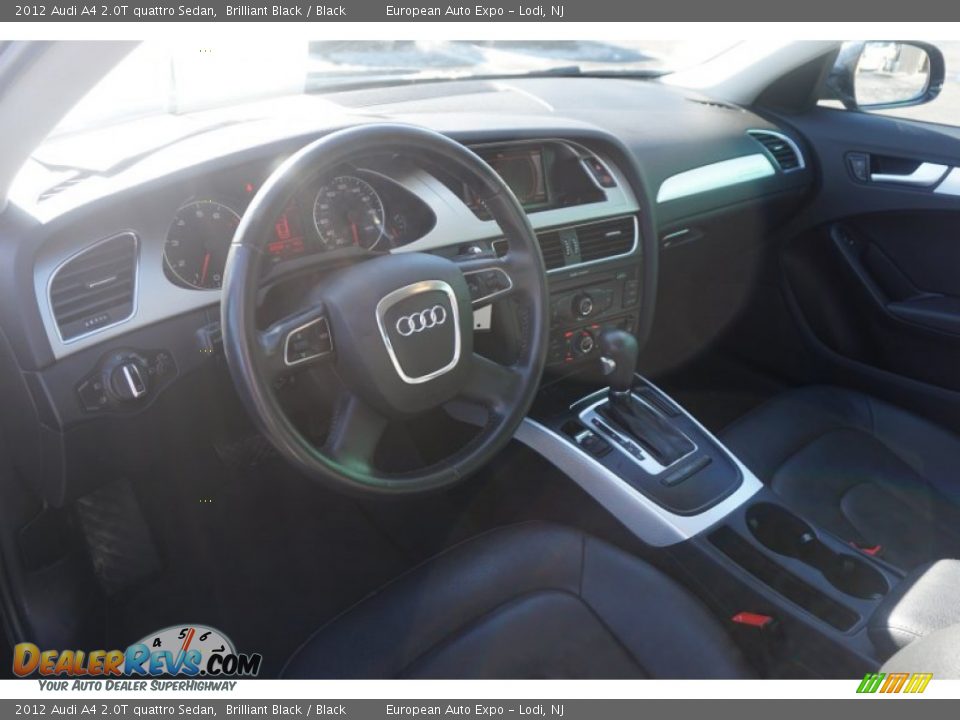 2012 Audi A4 2.0T quattro Sedan Brilliant Black / Black Photo #5