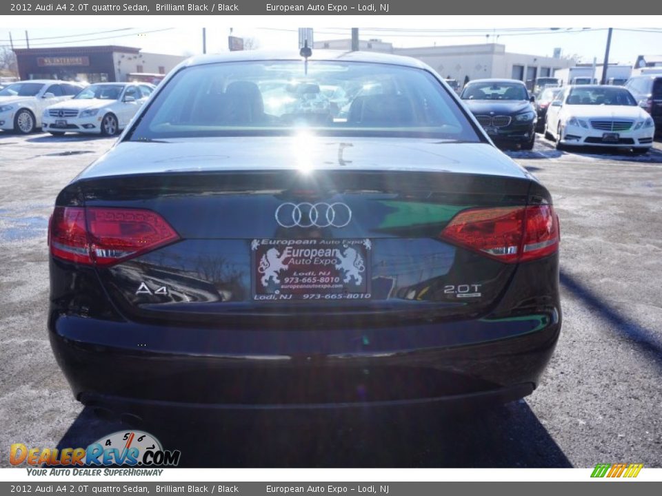 2012 Audi A4 2.0T quattro Sedan Brilliant Black / Black Photo #16