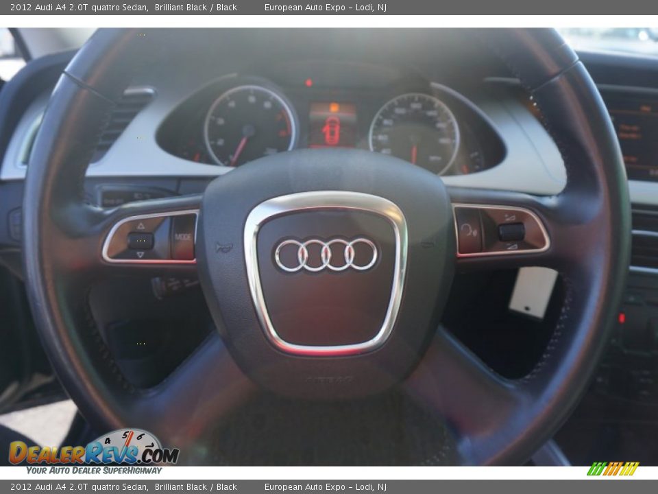 2012 Audi A4 2.0T quattro Sedan Brilliant Black / Black Photo #22