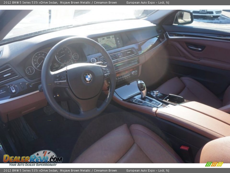 2012 BMW 5 Series 535i xDrive Sedan Mojave Brown Metallic / Cinnamon Brown Photo #5