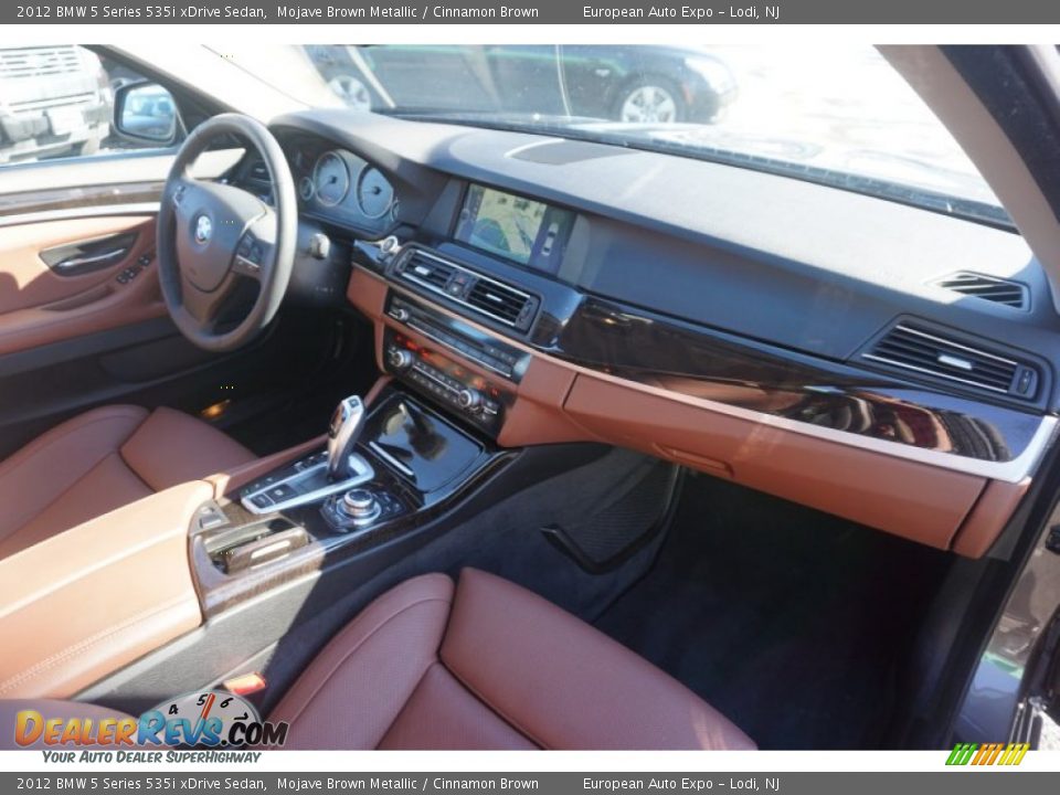 2012 BMW 5 Series 535i xDrive Sedan Mojave Brown Metallic / Cinnamon Brown Photo #11