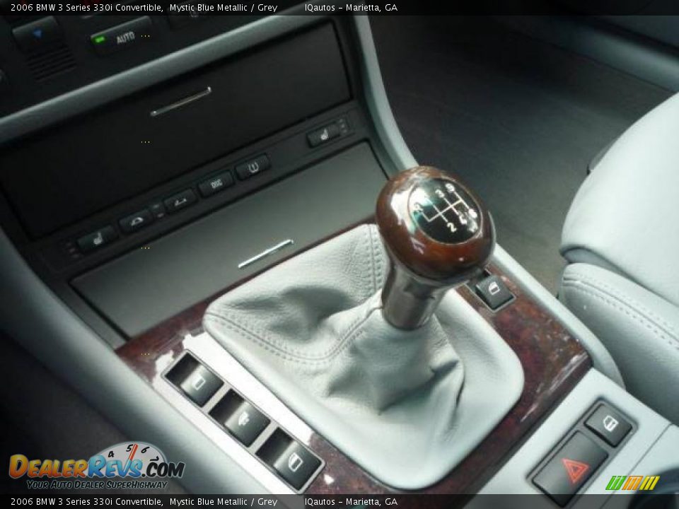 2006 BMW 3 Series 330i Convertible Mystic Blue Metallic / Grey Photo #16