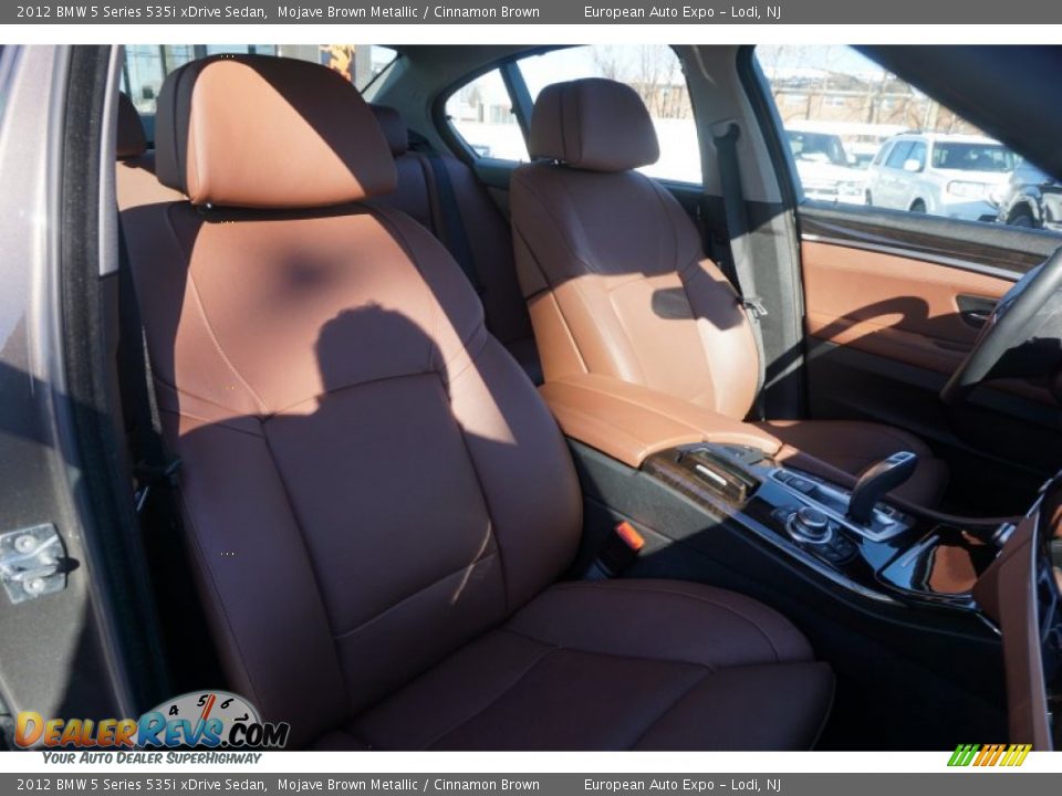 2012 BMW 5 Series 535i xDrive Sedan Mojave Brown Metallic / Cinnamon Brown Photo #12