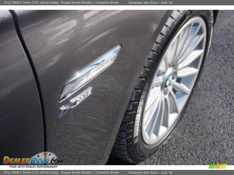 2012 BMW 5 Series 535i xDrive Sedan Mojave Brown Metallic / Cinnamon Brown Photo #15