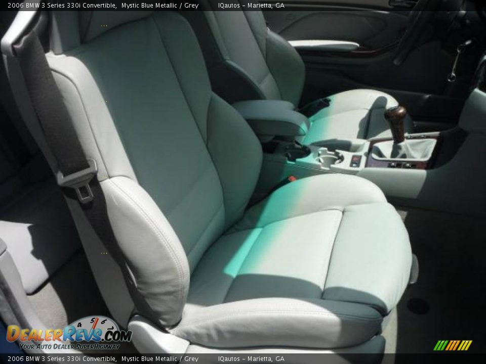 2006 BMW 3 Series 330i Convertible Mystic Blue Metallic / Grey Photo #19
