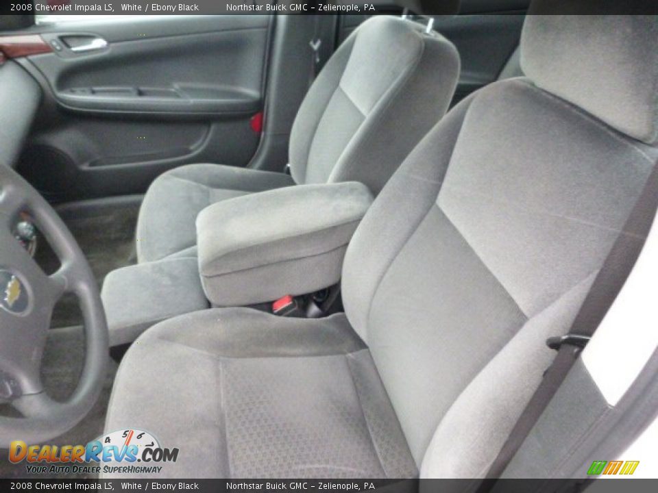 2008 Chevrolet Impala LS White / Ebony Black Photo #13