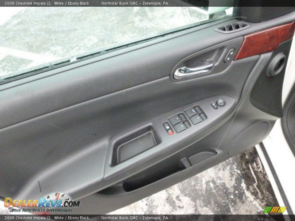 2008 Chevrolet Impala LS White / Ebony Black Photo #16