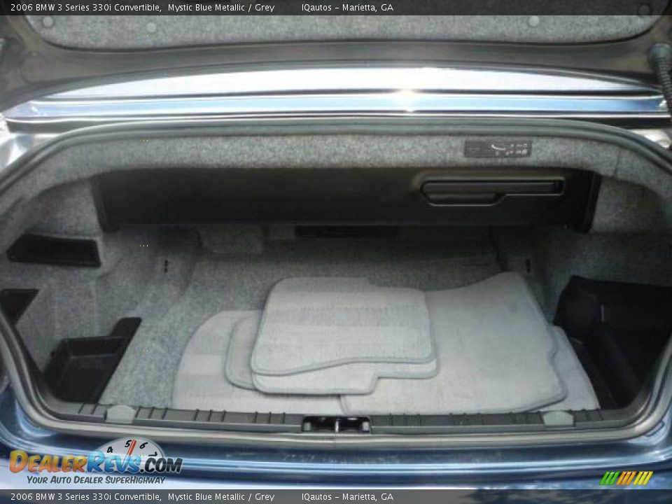 2006 BMW 3 Series 330i Convertible Mystic Blue Metallic / Grey Photo #22