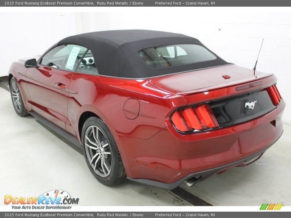 Ruby Red Metallic 2015 Ford Mustang EcoBoost Premium Convertible Photo #4