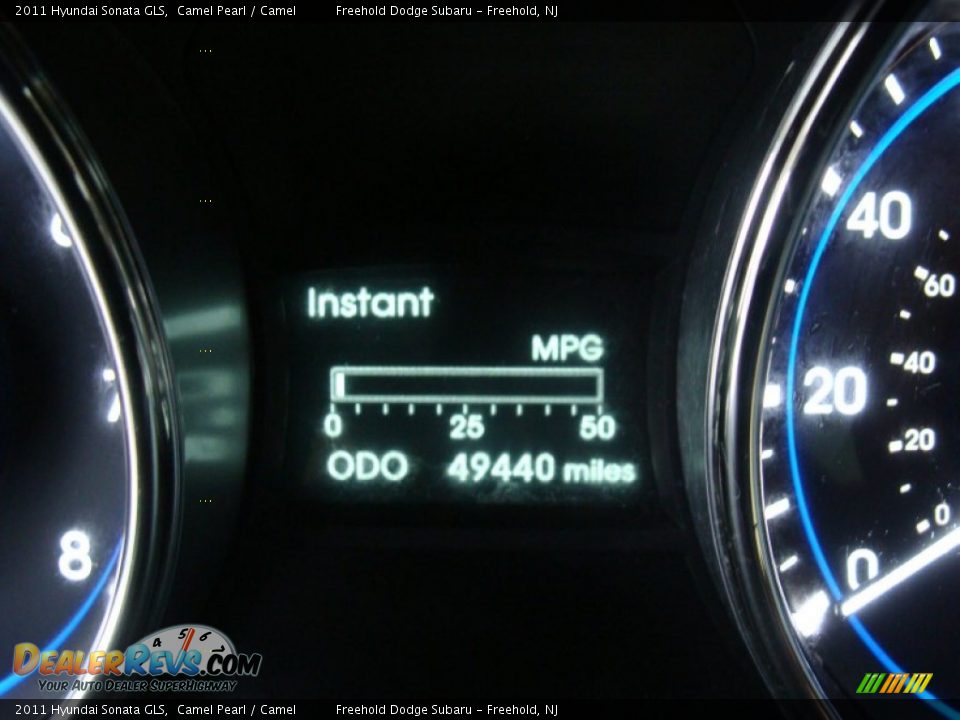 2011 Hyundai Sonata GLS Camel Pearl / Camel Photo #19