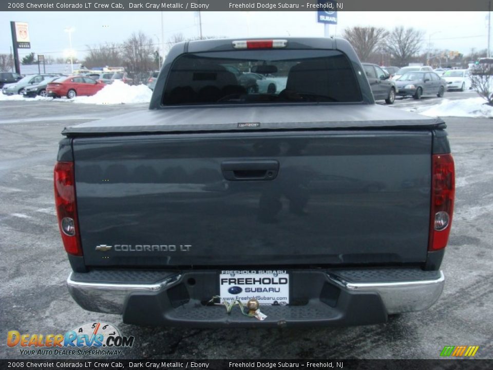 2008 Chevrolet Colorado LT Crew Cab Dark Gray Metallic / Ebony Photo #5