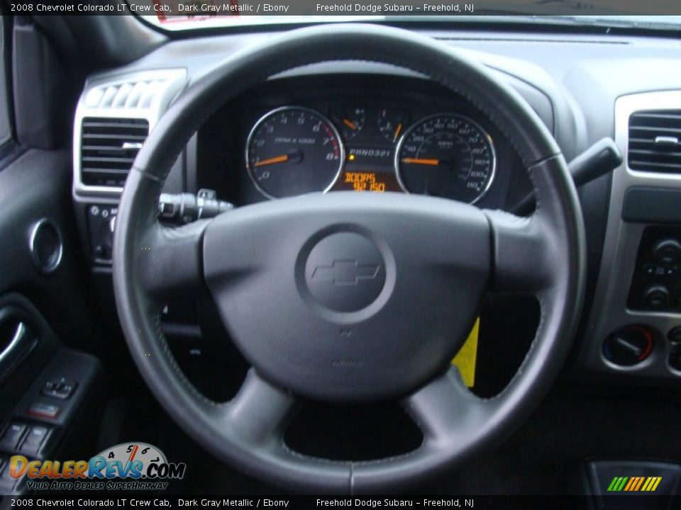 2008 Chevrolet Colorado LT Crew Cab Dark Gray Metallic / Ebony Photo #17