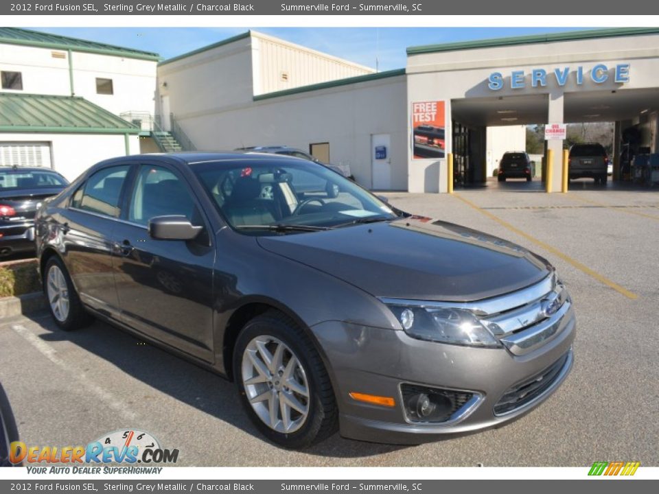 2012 Ford Fusion SEL Sterling Grey Metallic / Charcoal Black Photo #2