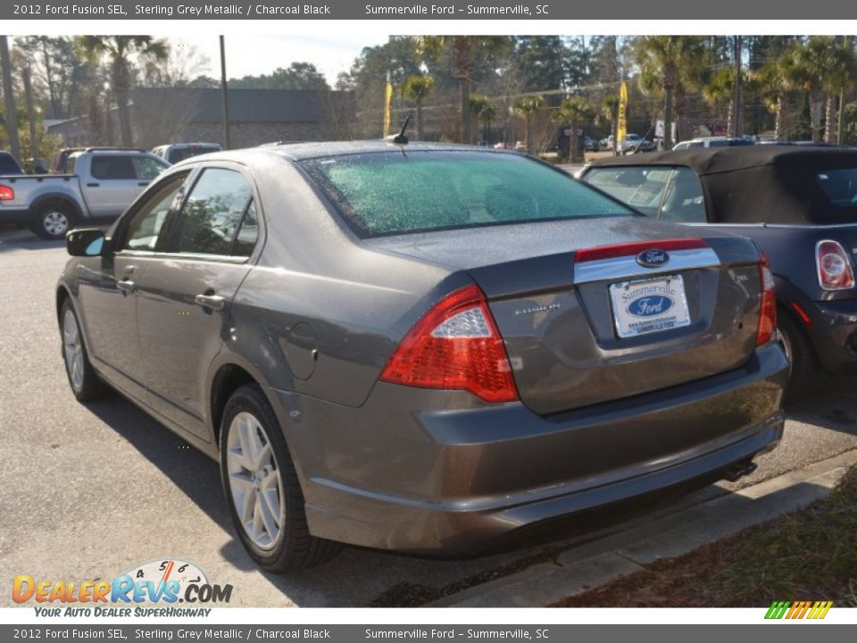 2012 Ford Fusion SEL Sterling Grey Metallic / Charcoal Black Photo #5