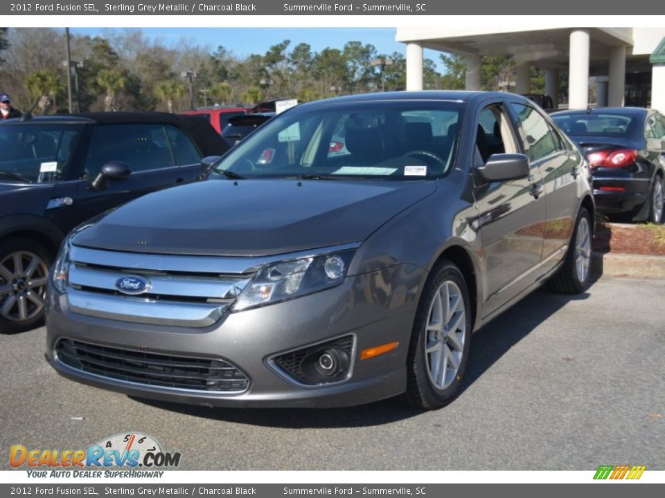 2012 Ford Fusion SEL Sterling Grey Metallic / Charcoal Black Photo #7