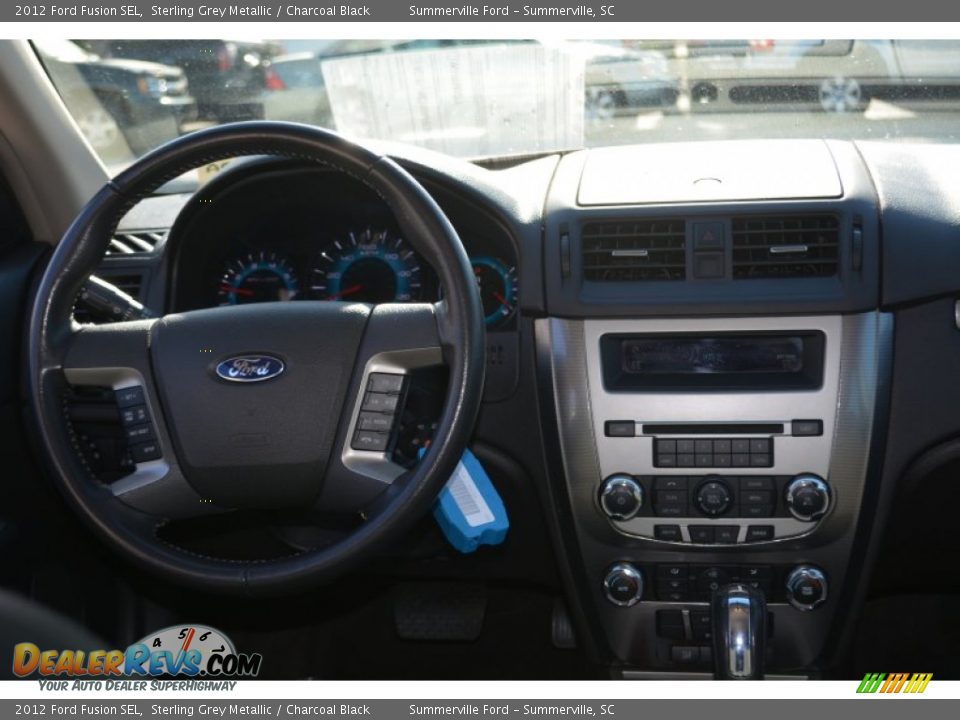 2012 Ford Fusion SEL Sterling Grey Metallic / Charcoal Black Photo #14