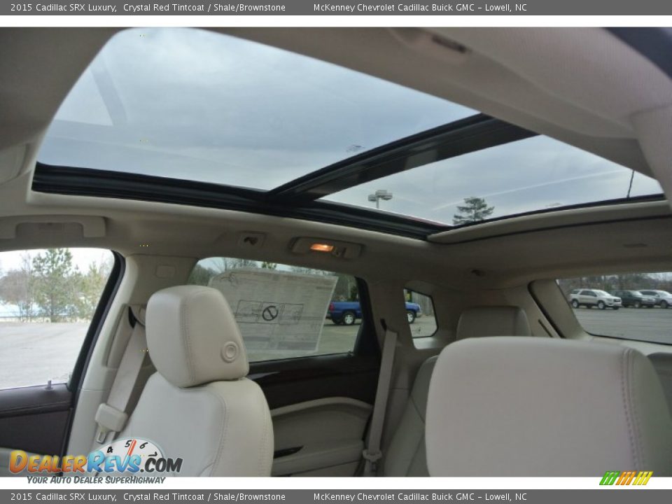 2015 Cadillac SRX Luxury Crystal Red Tintcoat / Shale/Brownstone Photo #10