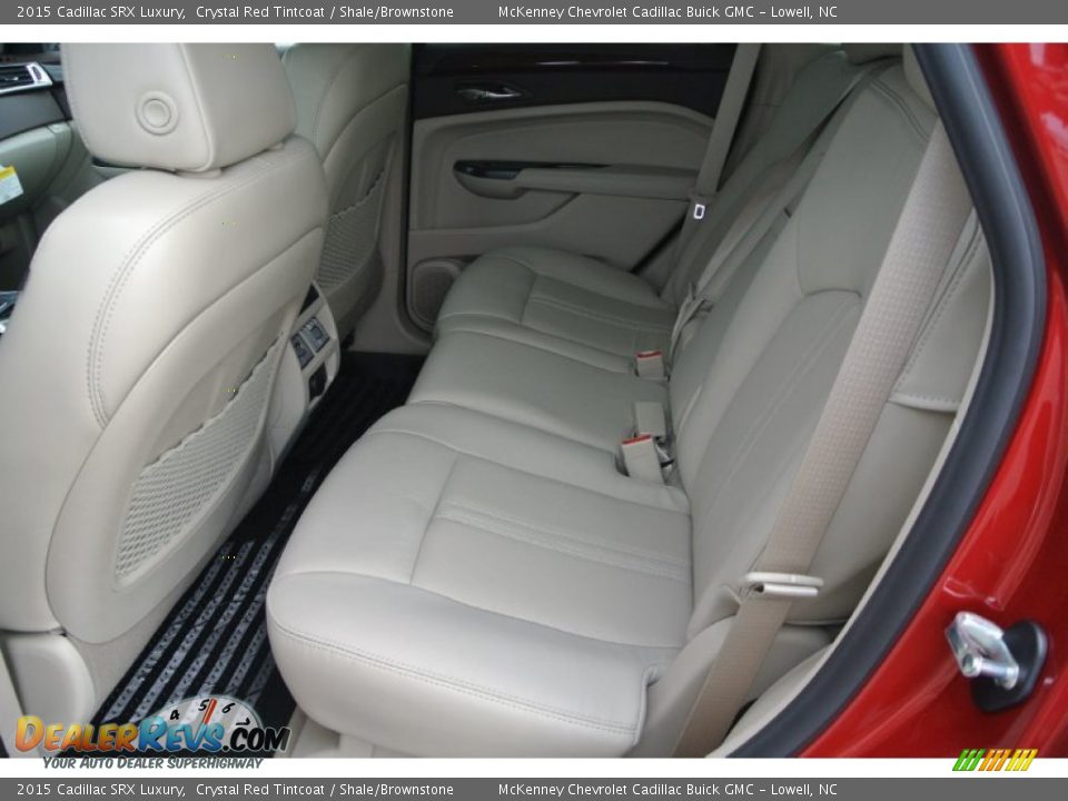 2015 Cadillac SRX Luxury Crystal Red Tintcoat / Shale/Brownstone Photo #16