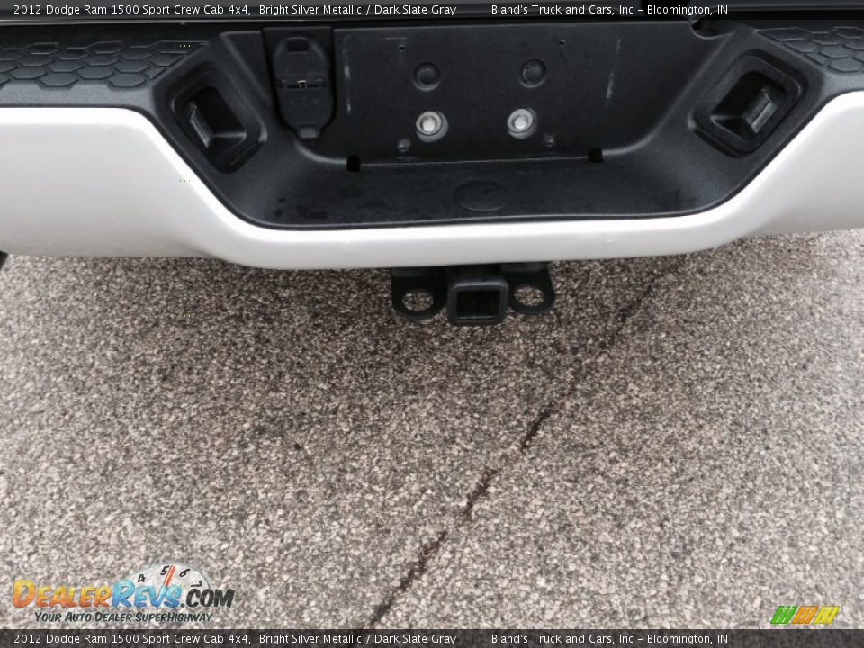 2012 Dodge Ram 1500 Sport Crew Cab 4x4 Bright Silver Metallic / Dark Slate Gray Photo #12